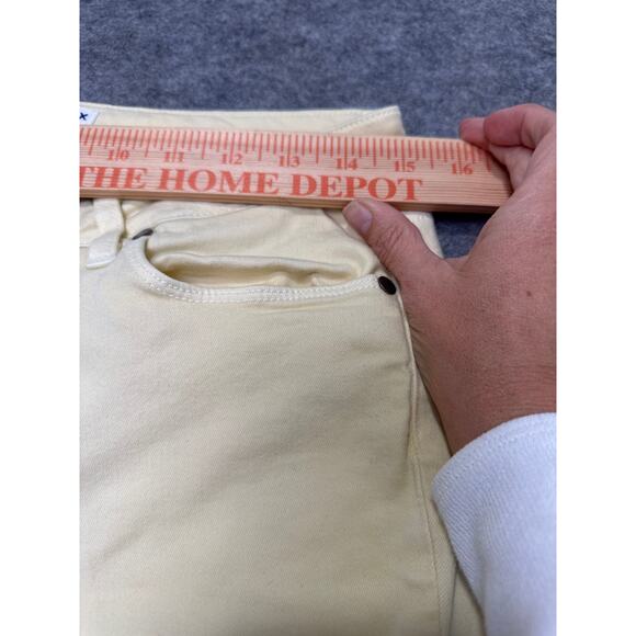 Paige Denim Co Womens Jeans Size 30 Pale Yellow Verdugo Ankle Denim - Picture 3 of 7